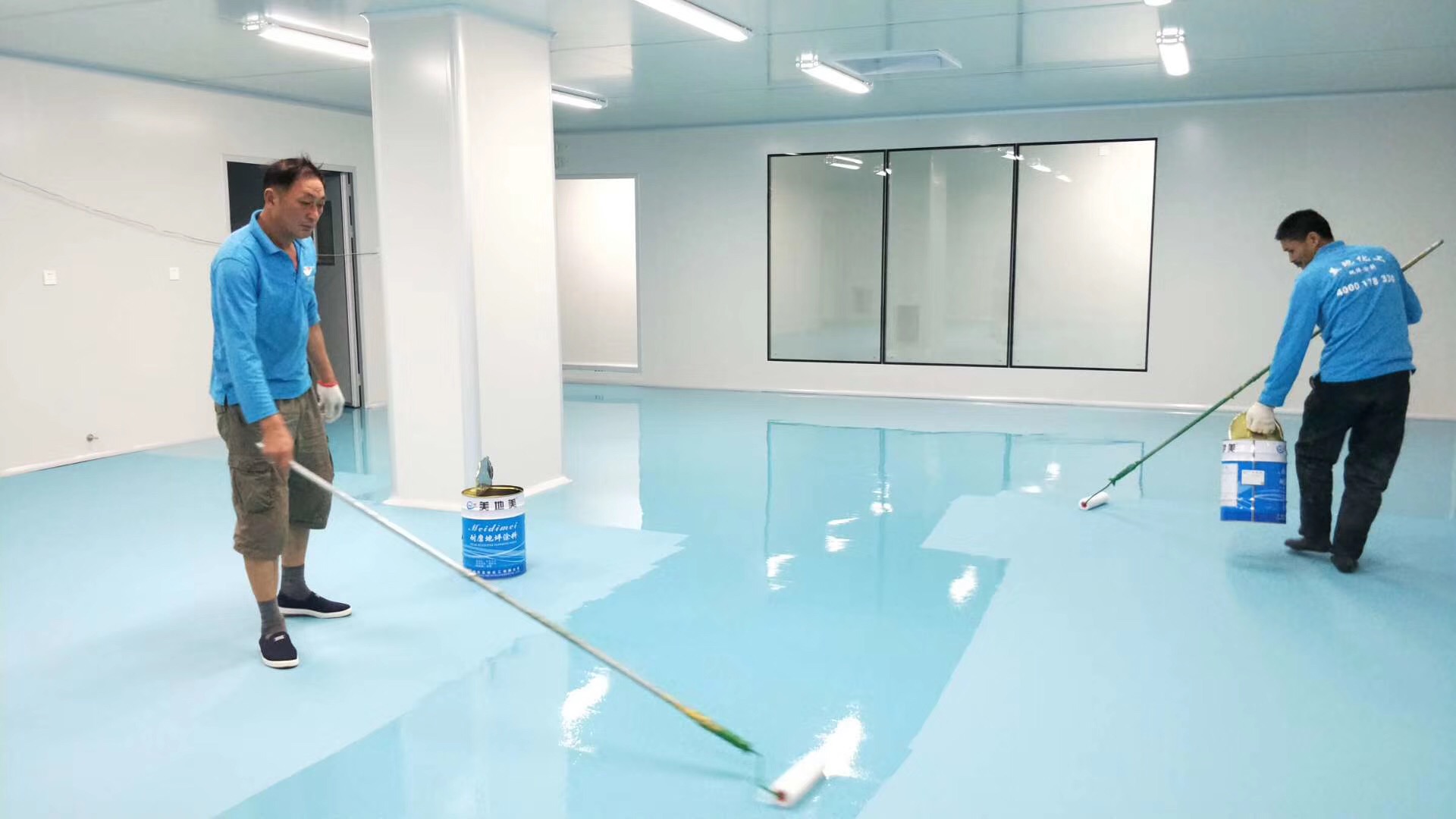 廣東環氧地坪漆可以施工在潮濕地面嗎